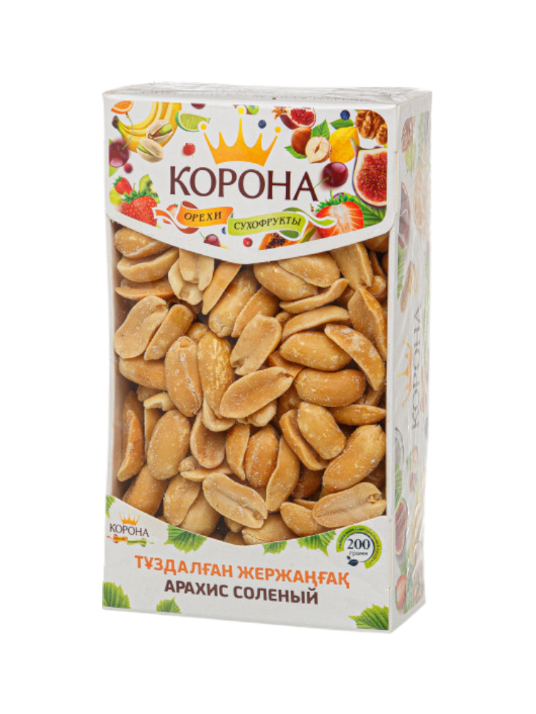 КОРОНА ОРЕХ 200Г АРАХИС СОЛЕНЫЙ